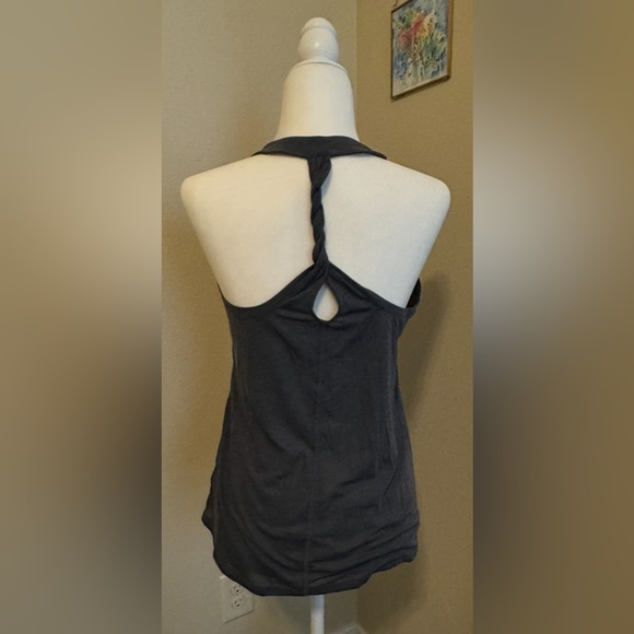 Women’s GapFit Small blue heathered workout racerback - Picture 4 of 4
